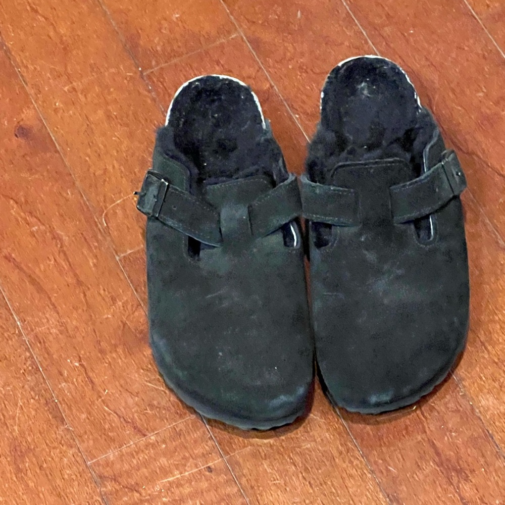 Birkenstock Black Suede Sandals - Picture 4 of 6